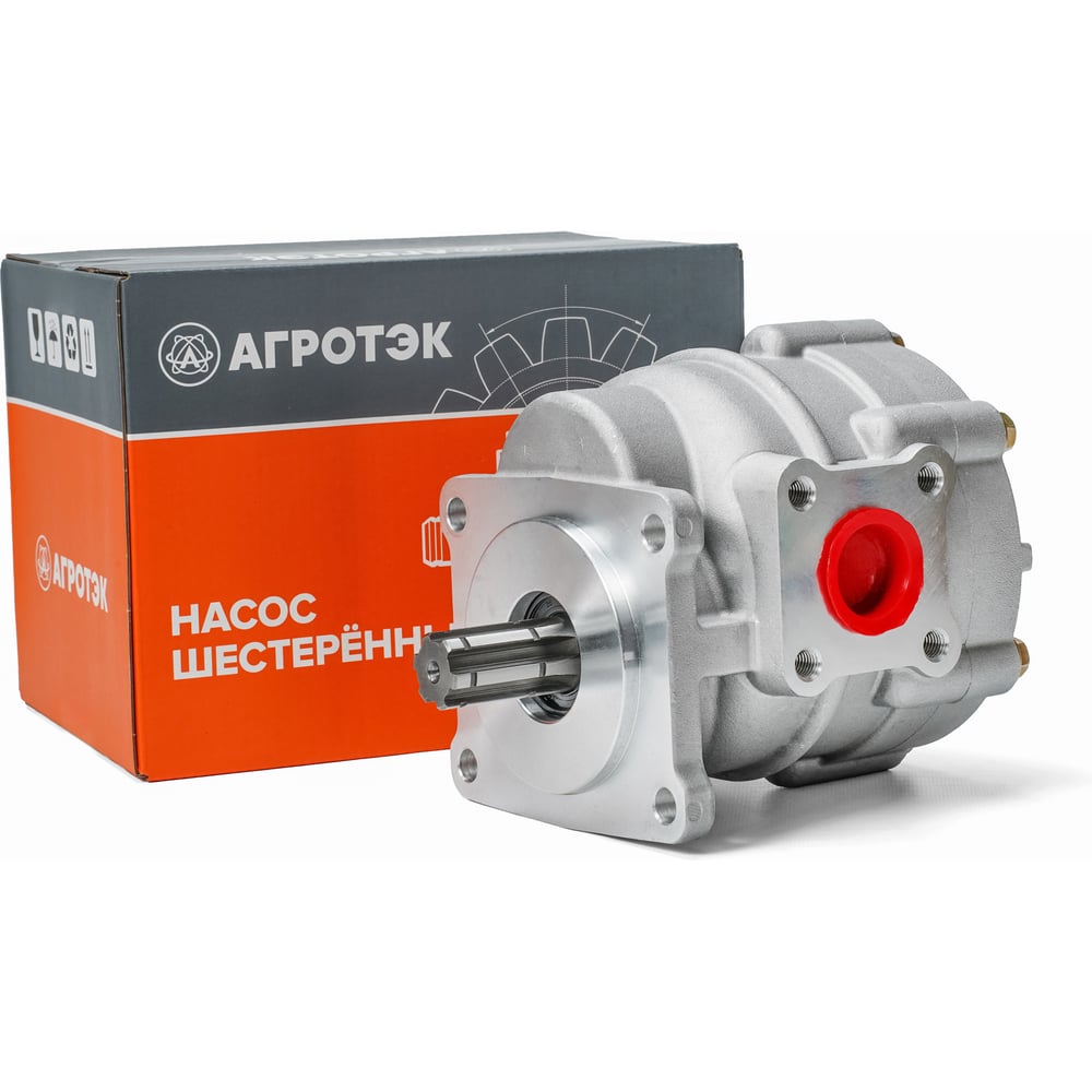 Изображение товара Насос шестеренный АГРОТЭК НШ-50А-3 правый круглый 210 бар полупрофессиональный