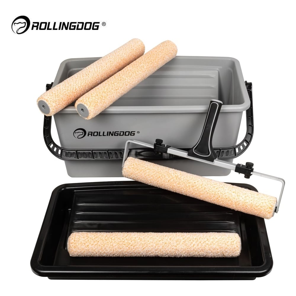 Изображение товара Малярный набор Rollingdog Elite THE MOLOSSUS 7 предметов профессиональный с роликами 457 мм Изображение товара Малярный набор Rollingdog Elite THE MOLOSSUS 7 предметов профессиональный с роликами 457 мм