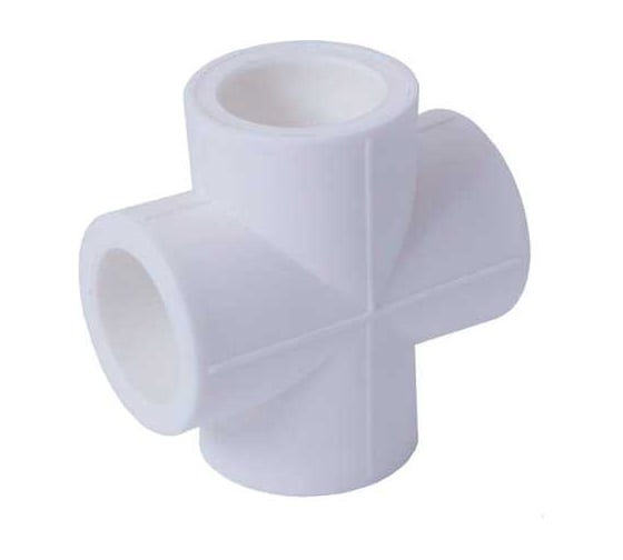 Изображение товара Крестовина полипропиленовая ViEiR 10 шт Ф20х20х20х20 для соединения трубопроводов VPRK20