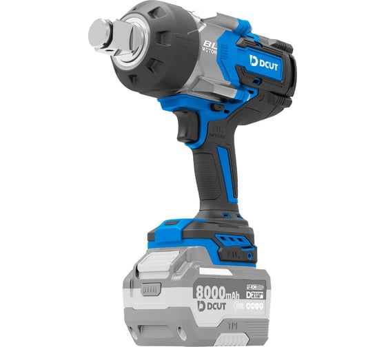 Изображение товара Гайковерт ударный ак. DCUT DCW18021, 1, 1800Нм, на откруч. 2100Нм, дв.подсветка, D21, 4 реж. удар, кор DCW18021-SP2