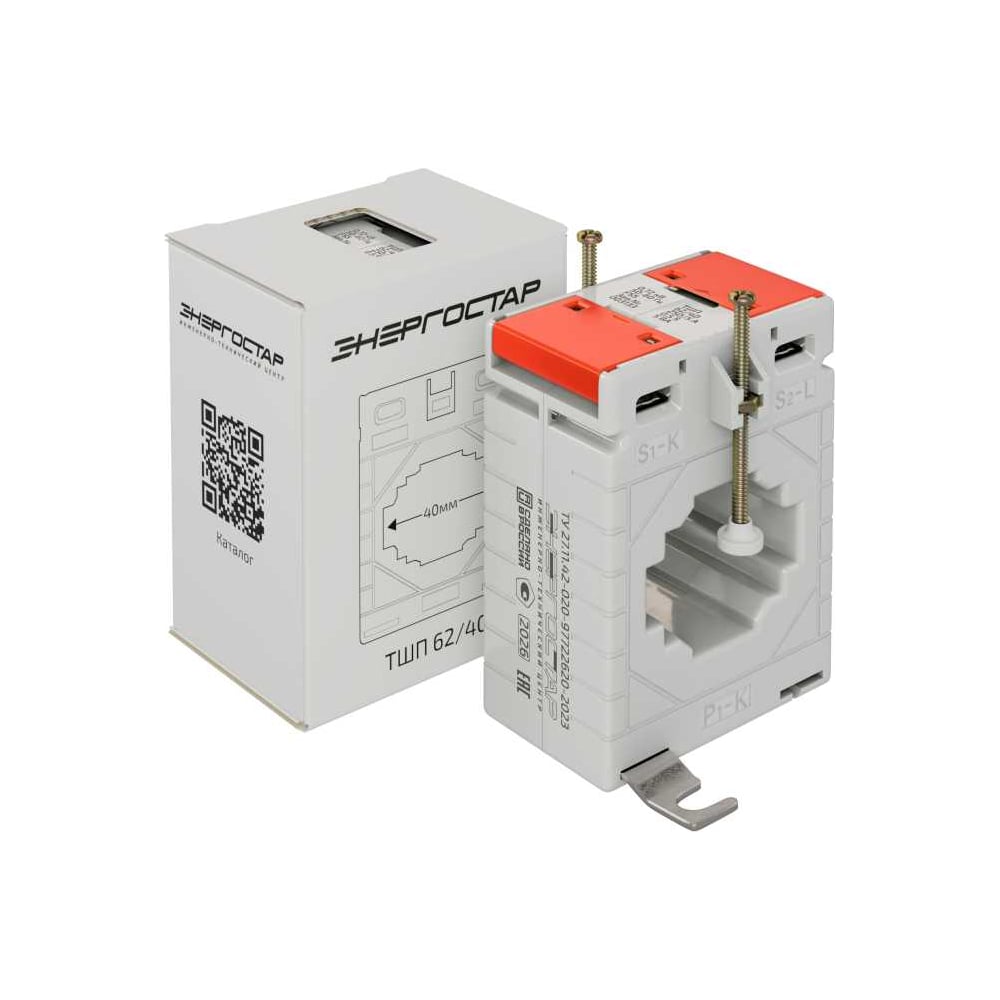 Изображение товара Трансформатор тока ЭНЕРГОСТАР ТШП 62/40-600/5-0,5S-5