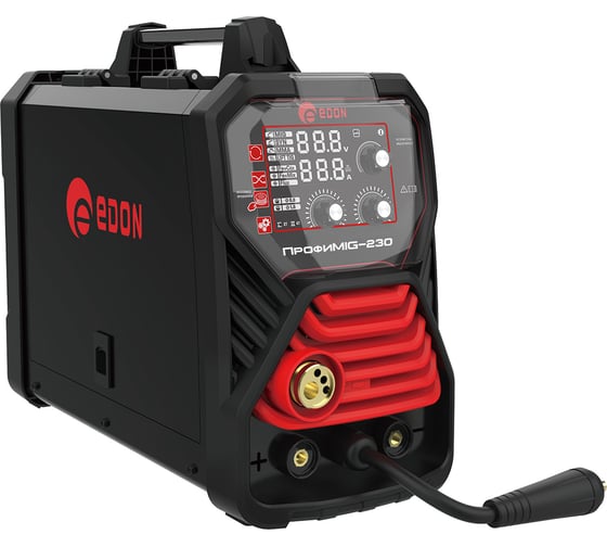 Изображение товара Сварочный аппарат Edon ПрофиMIG-230 (MIG (Co2, MIX), MIG (FCAW) 50-230A 0.8-1 мм., MMA 20-230A., 2-4 мм. 2T/4T, рег-ка 24953