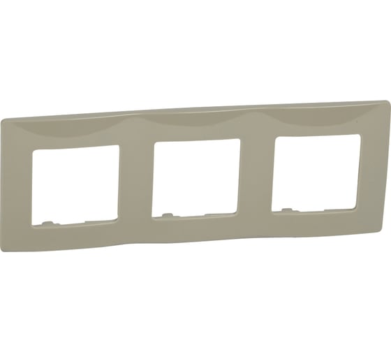 Изображение товара Рамка Legrand 3 поста Etika светлая галька 672523