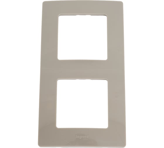 Изображение товара Рамка Legrand 2 поста Etika светлая галька 672522