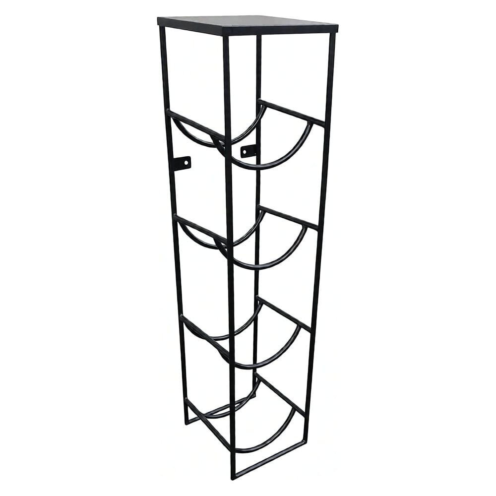 Изображение товара Подставка для 4 бутылей Metall78.ru 19 литров с столом для кулера черная