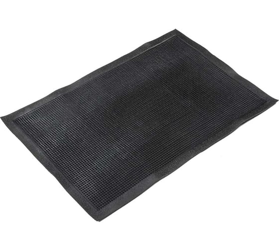 Изображение товара Придверный коврик QZRP грязезащитный резиновый 40x60 см Коврик придверный 40х60 см 8 мм иголки