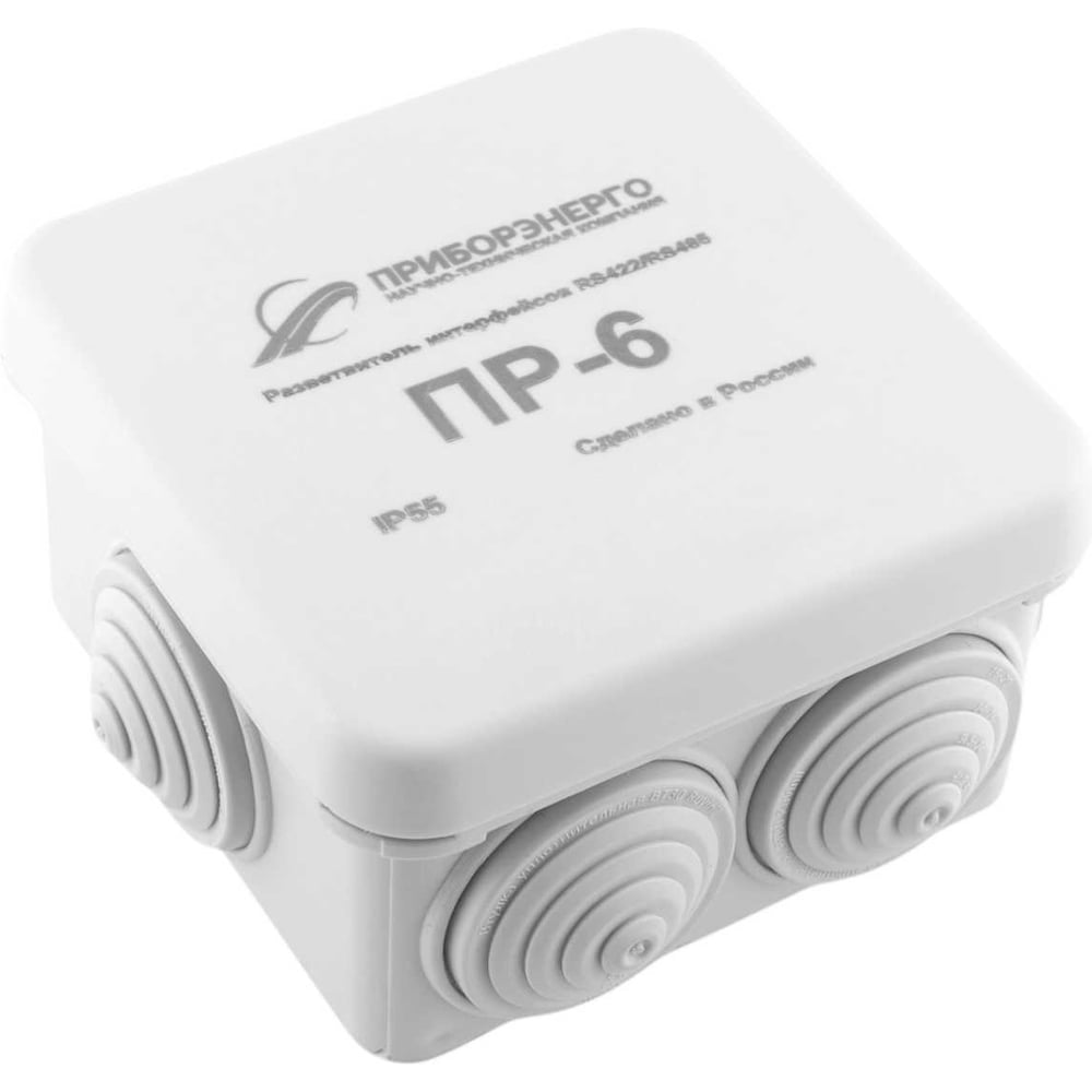 Изображение товара Разветвитель интерфейса НТК Приборэнерго RS-422/485 ПР-6 IP55 НФ-00000443
