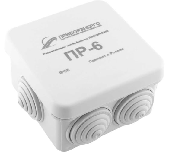 Изображение товара Разветвитель интерфейса НТК Приборэнерго RS-422/485 ПР-6 IP55 НФ-00000443