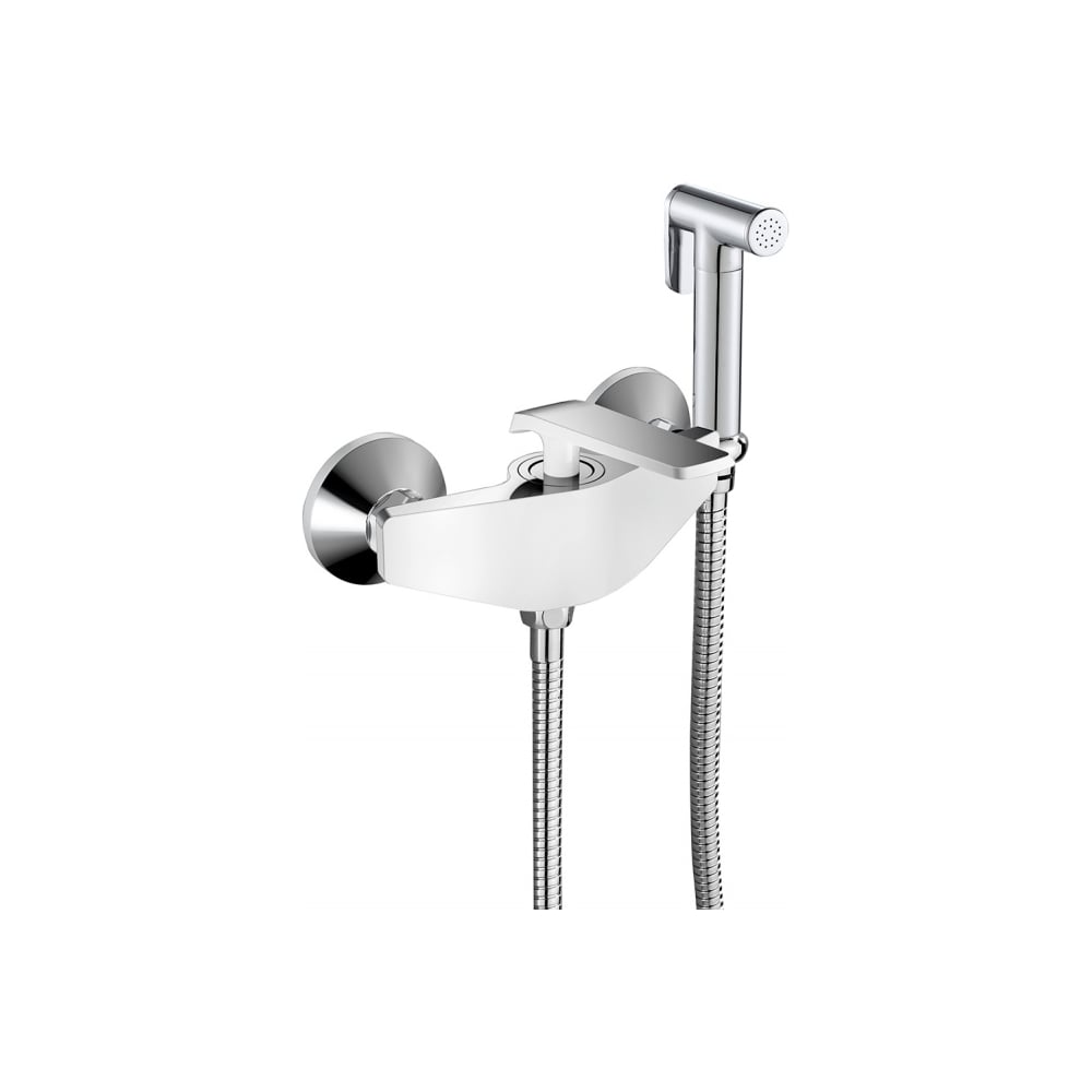 Изображение товара Смеситель для душа и биде ViEiR V333552-F однорычажный белый хром