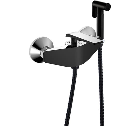 Изображение товара Смеситель для душа/биде ViEiR однорычажный, черный/хром, V333552-C