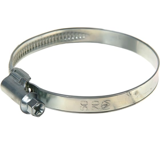 Изображение товара Хомут ViEiR 40–60 мм (15шт) червячный из нержавеющей стали под отвертку VER40-60