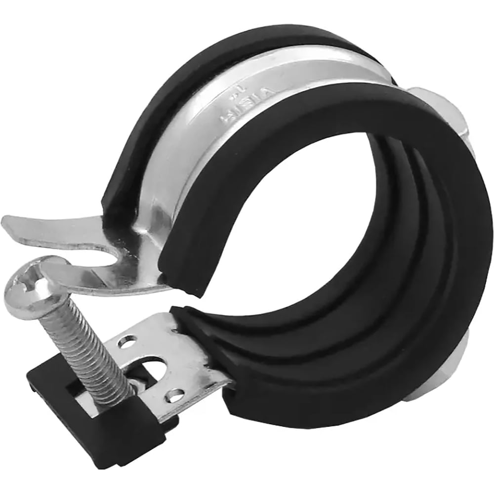 Изображение товара Хомут ViEiR 3/4 без дюбеля из нержавеющей стали 8 шт трубный крепеж
