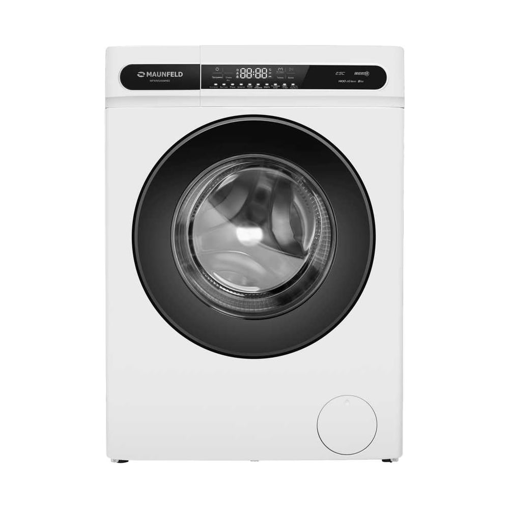 Изображение товара Стиральная машина MAUNFELD MFWM148WH01 8 кг инвертор, дисплей, защита