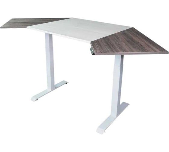 Изображение товара Угловой дизайн-стол StolStoya с регулируемой высотой Аэростол на раме Мотор SE211WAERMPM