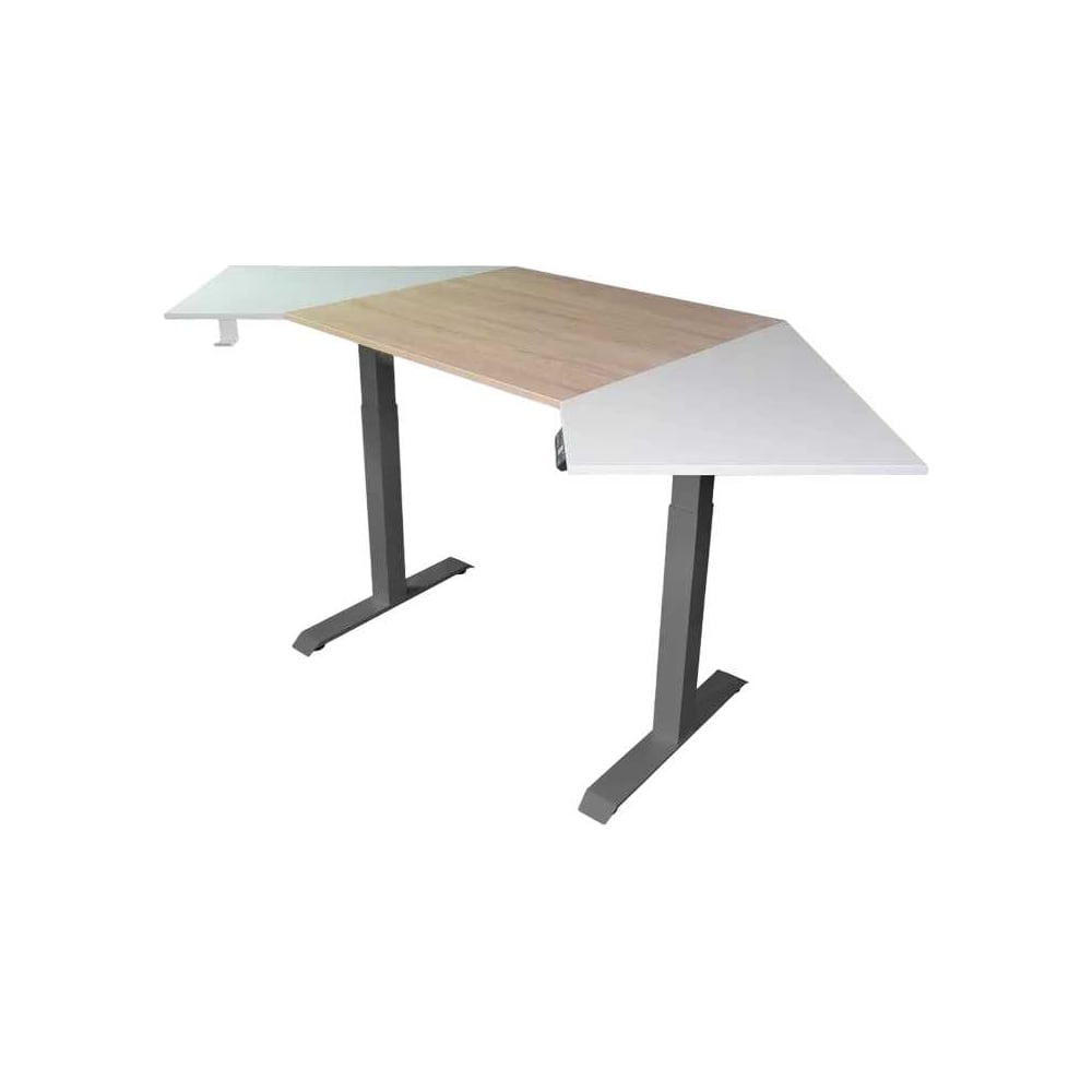 Изображение товара Угловой дизайн-стол StolStoya с регулируемой высотой и мотором SE211GAERDSWDS