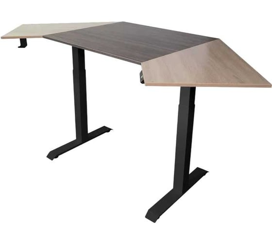Изображение товара Угловой дизайн-стол StolStoya с регулируемой высотой Аэростол на раме Мотор SE211BAERDSMDS
