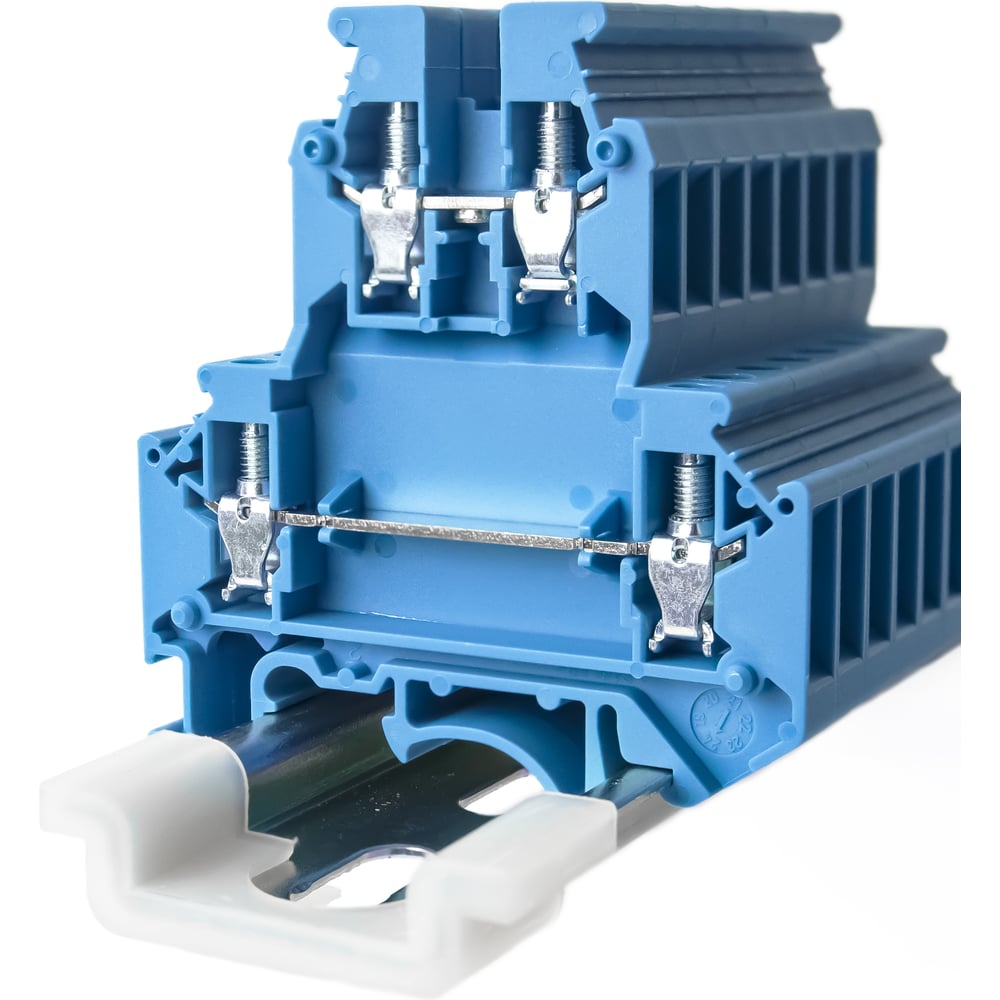 Изображение товара Клемма KLR SVK 4 D BU-V0 для монтажных работ 4 мм² синий