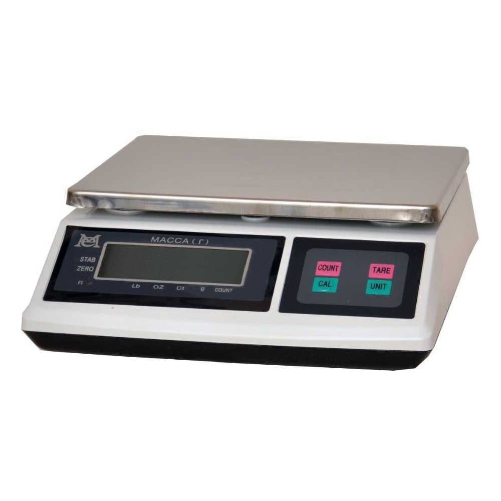 Изображение товара Электронные весы МЕХЭЛЕКТРОН-М ВЭТ-6-0,5/1-1С-ДБ для фасовки 6 кг