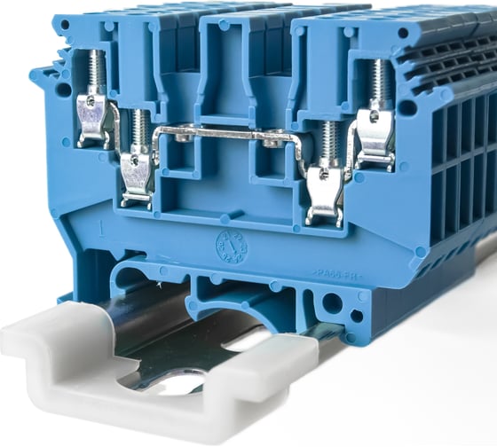 Изображение товара Клемма KLR SVK 2.5 CC BU-V0 24A/500V/2,5mm2/Синий/класс горючести V0 (НУ=60шт) 1221021V