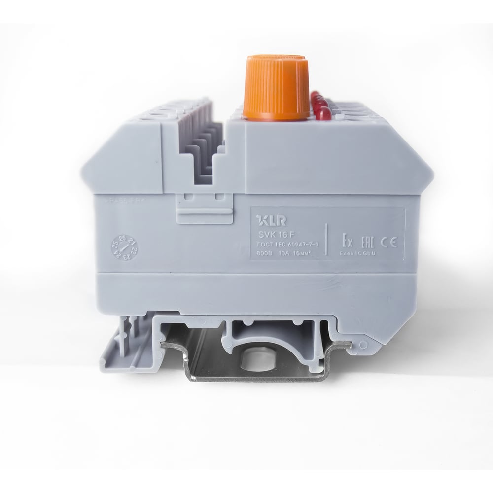 Изображение товара Клемма KLR SVK 16 FLD для соединения проводов до 16 мм², огнестойкий полиамид