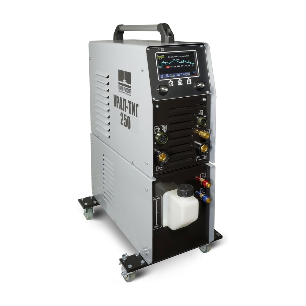 Изображение товара Инвертор УРАЛ TIG для аргонодуговой сварки 250 А водяное охлаждение профессиональный