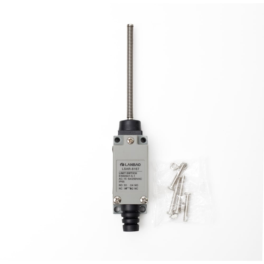 Изображение товара Концевой выключатель Lanbao LSAR-8167 с пружинным рычагом и IP65