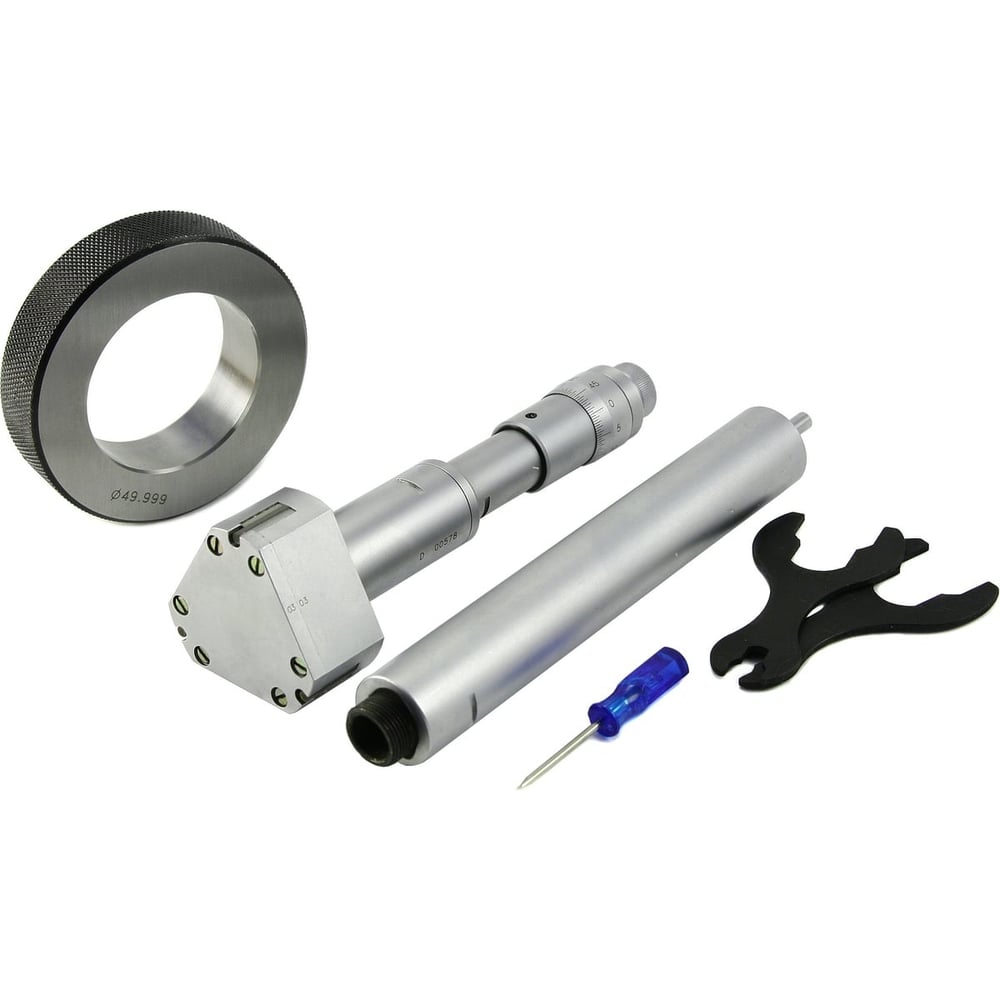 Изображение товара Нутромер микрометрический 3-точечный ЧИЗ 30-40 0,005 у/к ГРСИ 91773-24 с поверкой 1206577