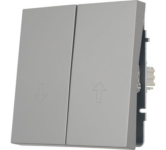 Изображение товара Выключатель для жалюзи Lezard ZIMA серый матовый 704-7488-110QC