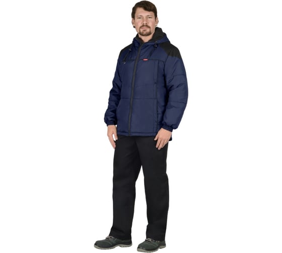 Изображение товара Куртка СИРИУС Спринтер мужская, темно-синяя с черным р.112-116/170-176 154465