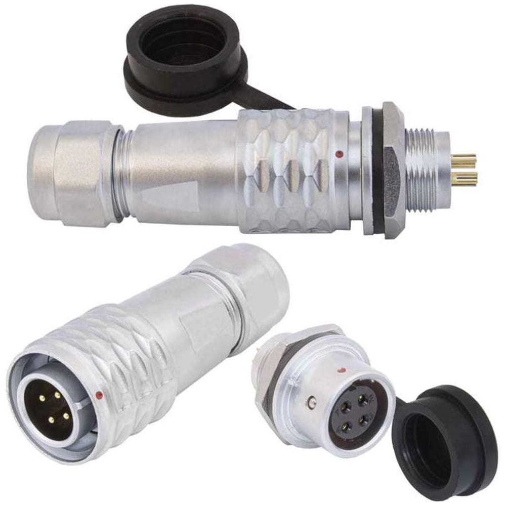 Изображение товара Разъем RUICHI SR12-12/MF4P 129348 IP67 для герметичных электросоединений