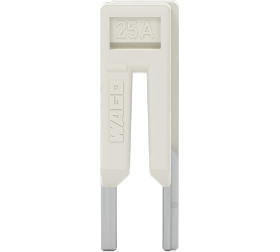 Изображение товара Перемычка WAGO Непрерывная перемычка; двухполюсная; изолированная; светло-серая WAGO.2002-400