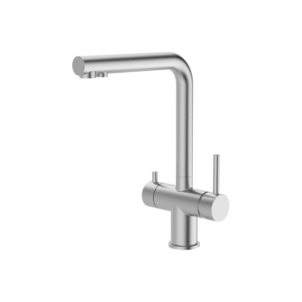 Изображение товара Смеситель для кухни ViEiR V15036 однорычажный из нержавеющей стали с высоким изливом