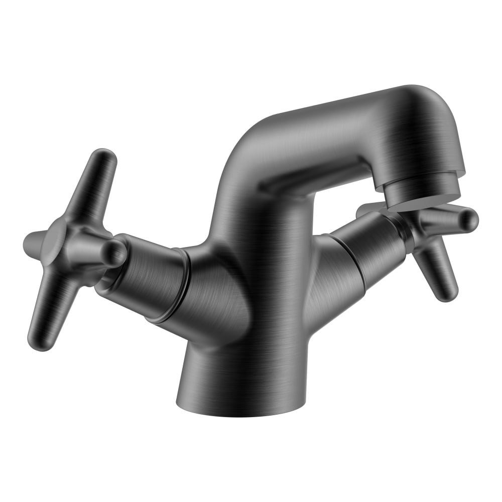 Изображение товара Смеситель для раковины ViEiR двухрычажный графит V220113-G