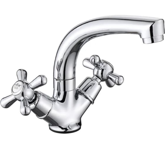 Изображение товара Смеситель для раковины ViEiR двухрычажный с поворотным изливом латунь хром V120112