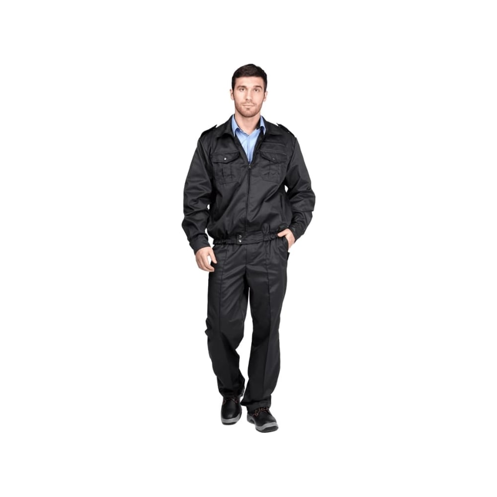 Изображение товара Костюм охранный ГК Спецобъединение ОХРАНА, черный, 158-164 см, двойка
