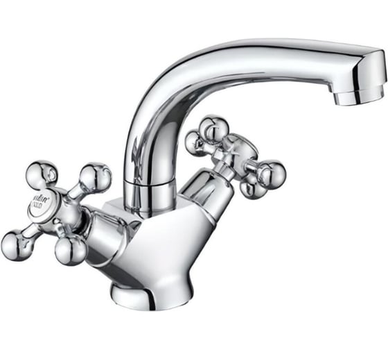 Изображение товара Смеситель для раковины ViEiR двухрычажный с поворотным изливом, латунь хром V140112