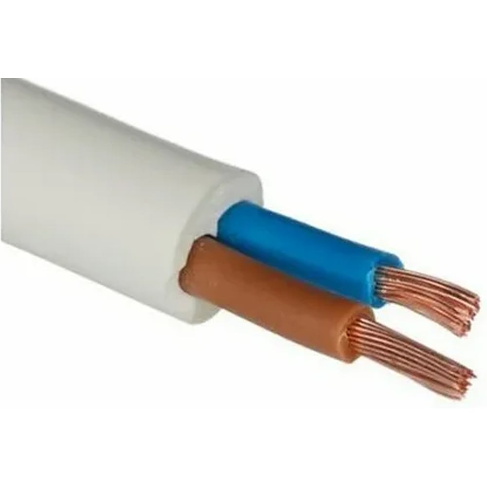 Изображение товара Электрокабель ПВС 2х2,5 100м ГОСТ медь бухта