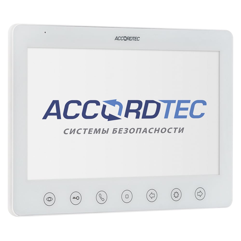 Изображение товара Видеодомофон ACCORDTEC AT-VD100C/SD WH 7 дюймов проводной с двумя камерами