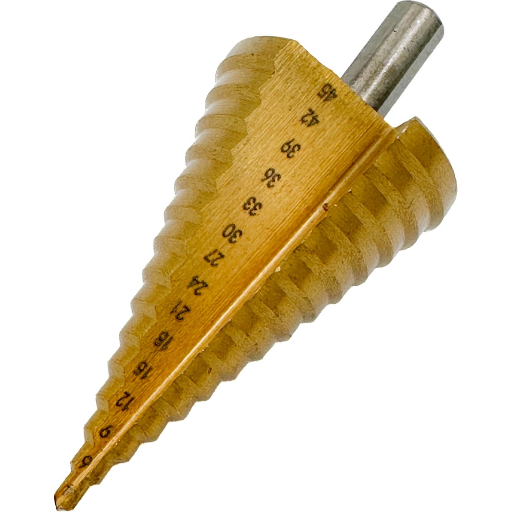 Изображение товара Сверло SKOLE (SS2) по дереву/пластик ступенчатое эконом 4-45мм SS2-4-45