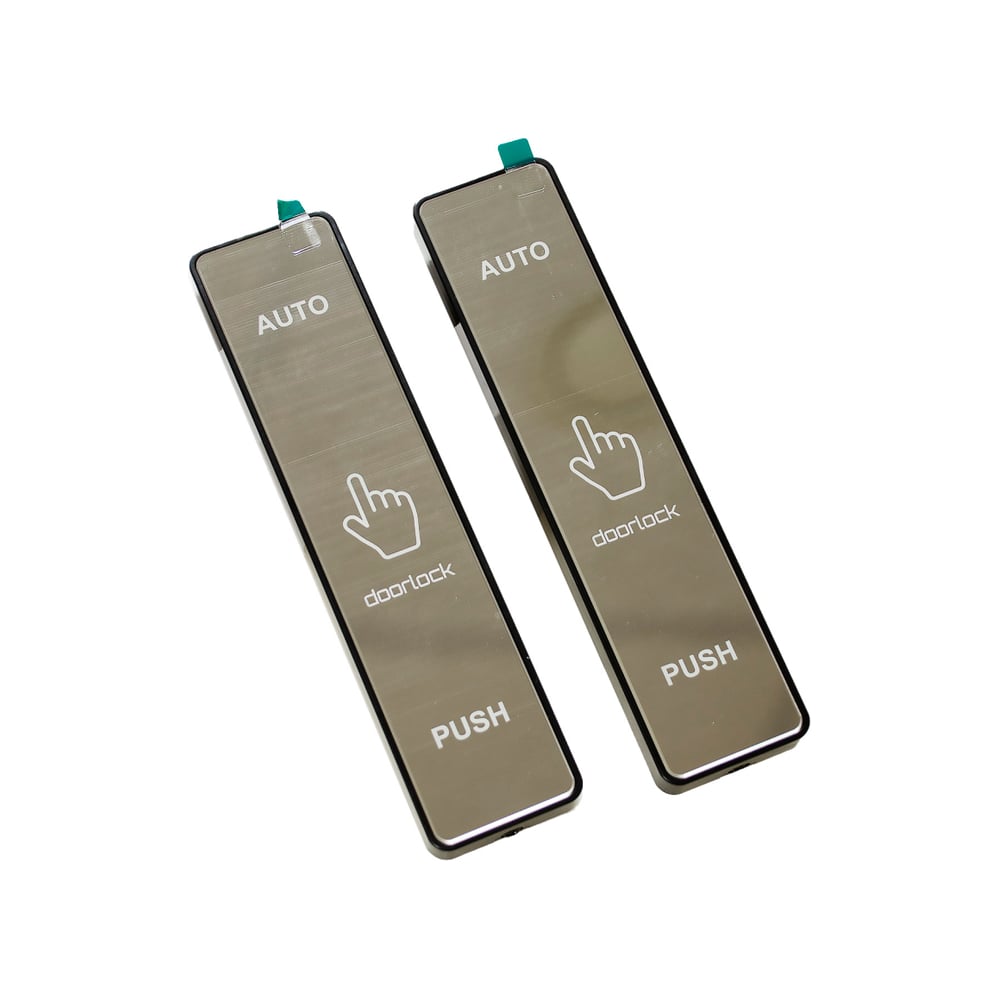 Изображение товара Кнопка беспроводная Doorlock WPB01 черная, 2 кнопки и приемник 78011