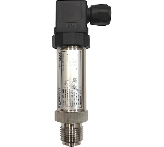 Изображение товара Преобразователь давления INNOCONT диапазон 0...6 бар, точность 0,5%, -40 +125 С, 12-36 VDC, IPS-6-G