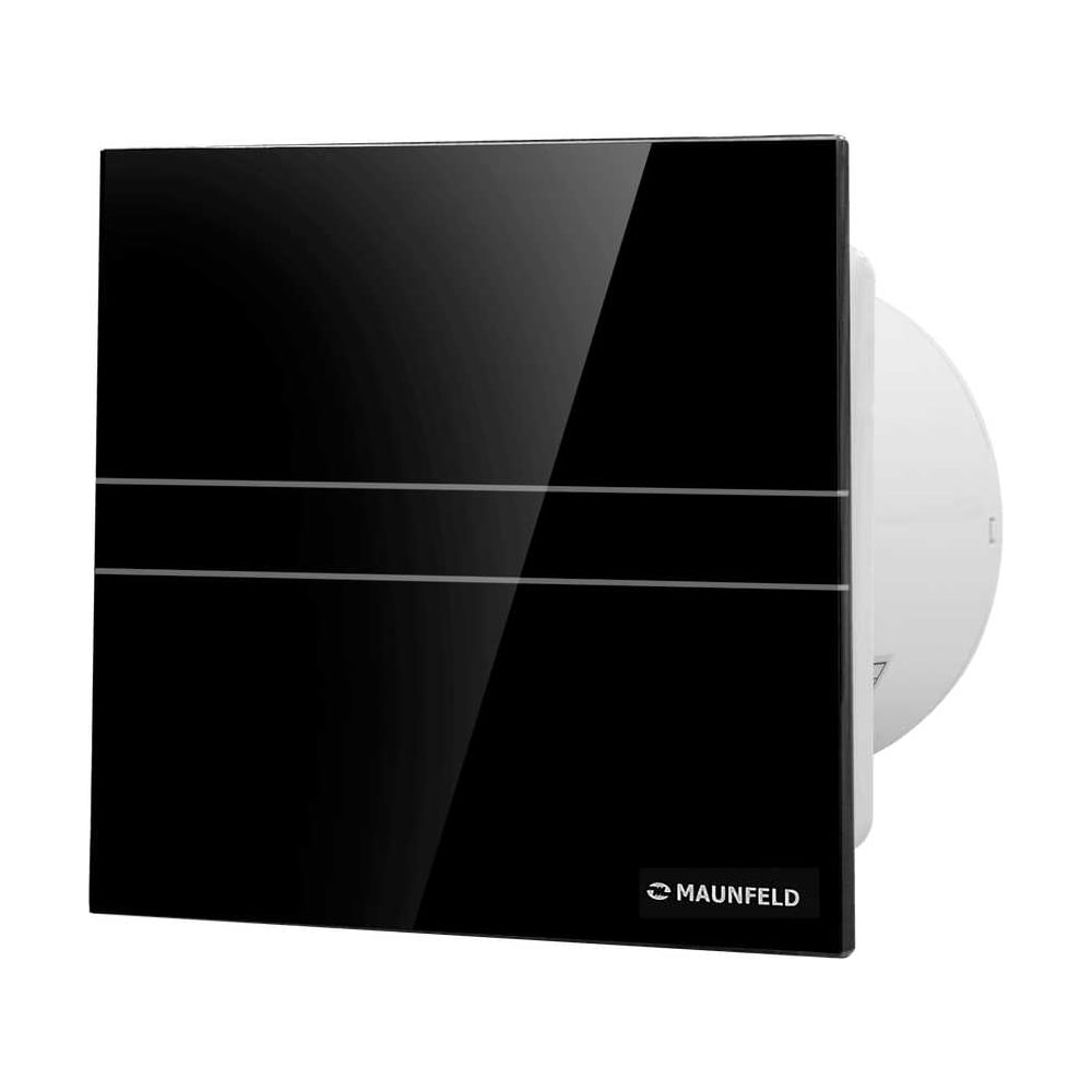 Изображение товара Вытяжной вентилятор MAUNFELD MFE10TGB с таймером IPX4 115 м³/ч