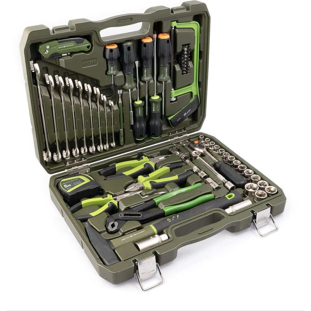 Изображение товара Набор головок Дело Техники 3/8 66 предметов профессиональный инструмент