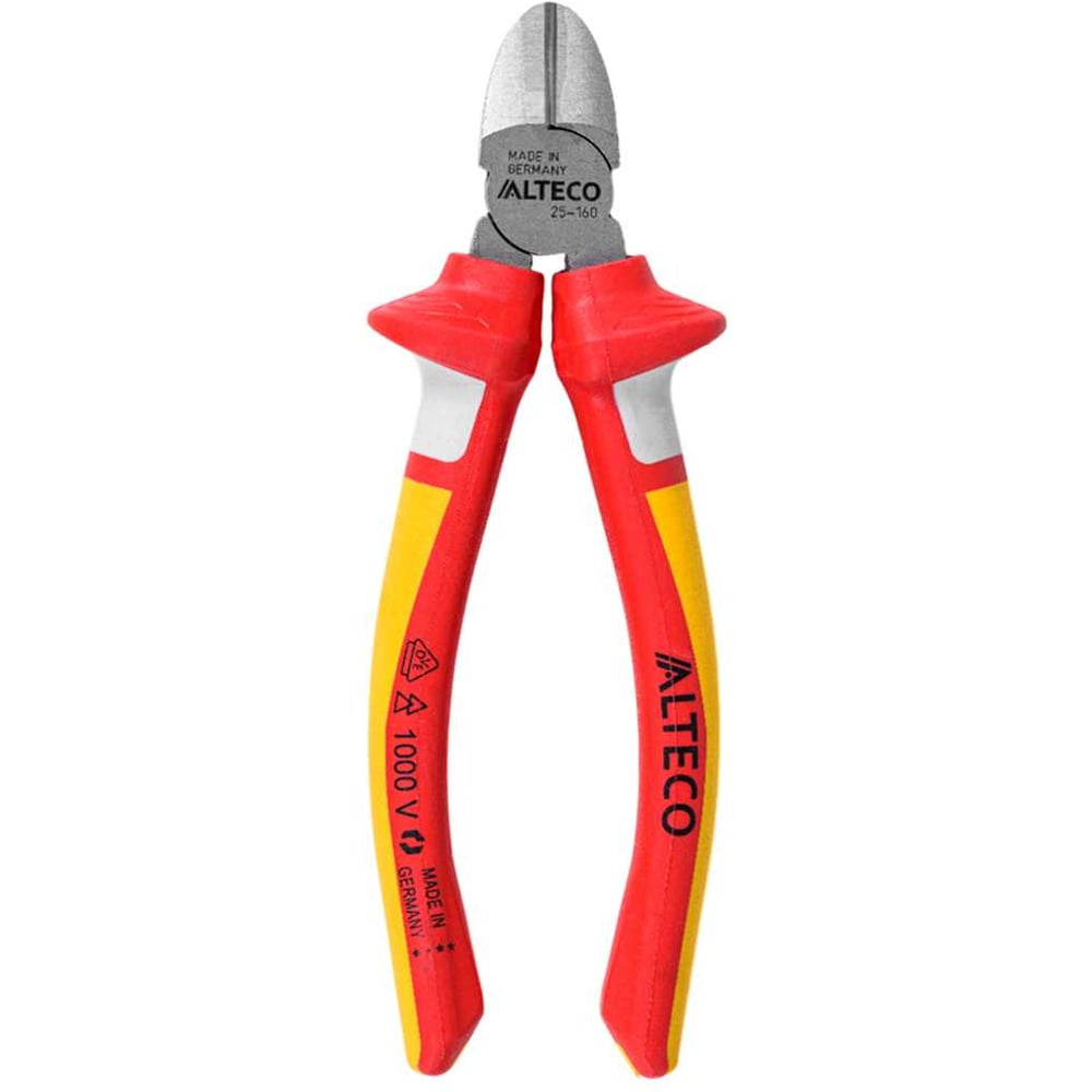 Изображение товара Бокорезы диэлектрические ALTECO VDE 160 мм, 3К рукоятка  Industrial 0201-VDE-160-X 96877