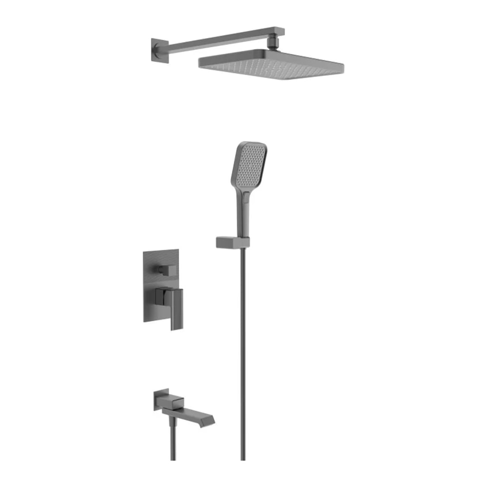 Изображение товара Смеситель скрытого монтажа для душа ViEiR 3 функции графит V443563-G