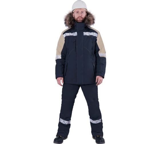 Изображение товара Куртка Iform ХАЙ-ТЕК SAFETY зимняя, синий-бежевый (88-92, 158-164), шт, Кур 214/88/158