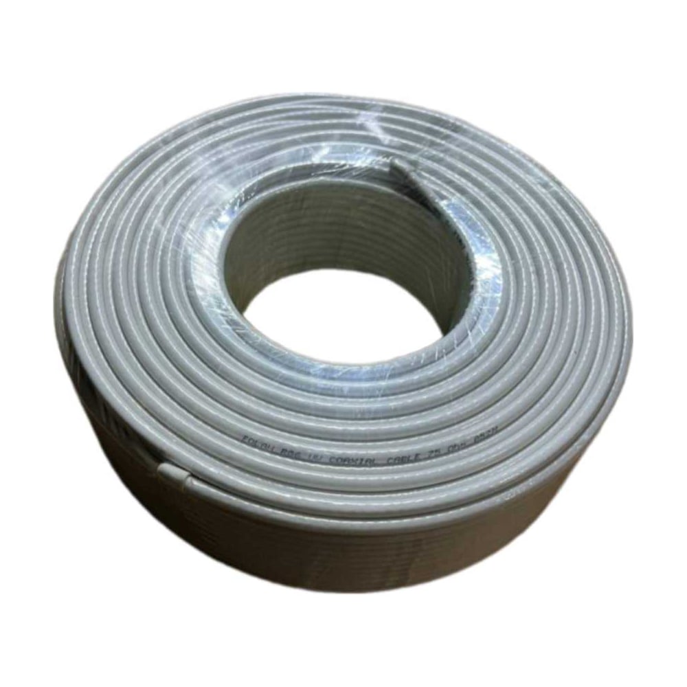 Изображение товара Коаксиальный кабель Folan RG6 UW 1.02 мм CCS 100 м для ТВ и интернета