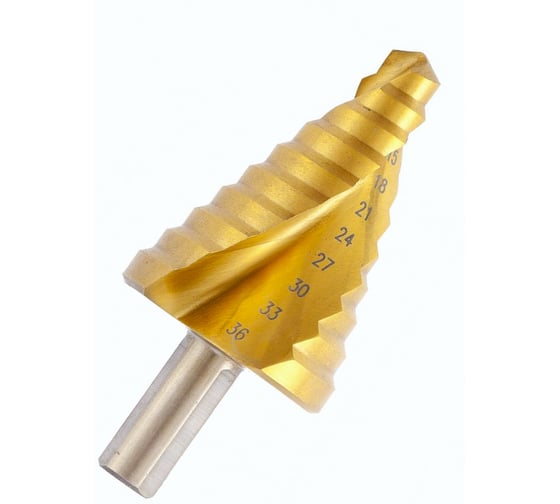 Изображение товара Сверло ступенчатое Skole (SS1) стандарт, 9-36мм, витое SS1-936V