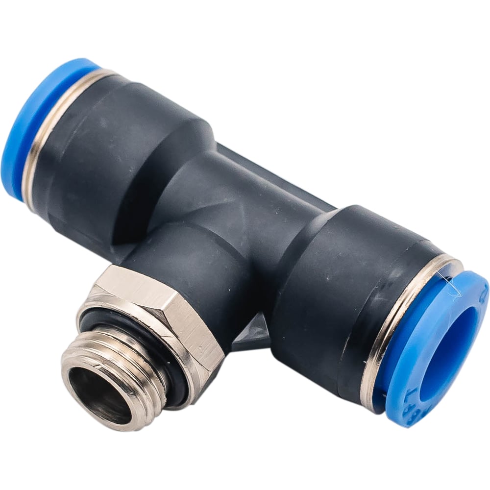 Изображение товара Фитинг пневматический PT 12-03-G тройник для пневмосистем 3/8М-12 мм NBPT