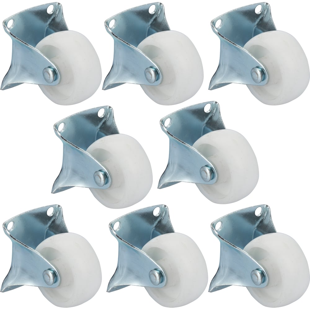 Изображение товара Полиамидные неповоротные колеса Caster 38мм для промышленного применения 8 шт